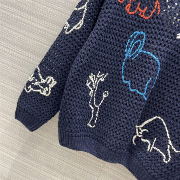 loewe cartoon pattern cashmere sweater - Image 4