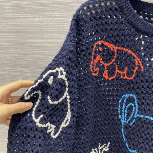 loewe cartoon pattern cashmere sweater - Image 8