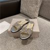 jimmy choo rhinestone flat slippers
