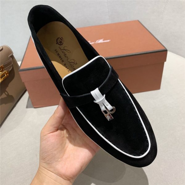 loro piana charms walk suede loafers - Image 4