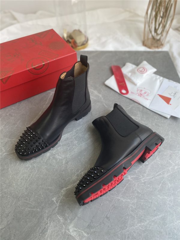christian louboutin red bottoms boots womens - Image 9