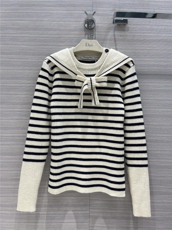 dior shawl wool top