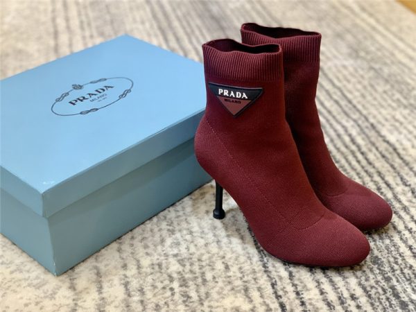 prada socks logo stretch boots - Image 6