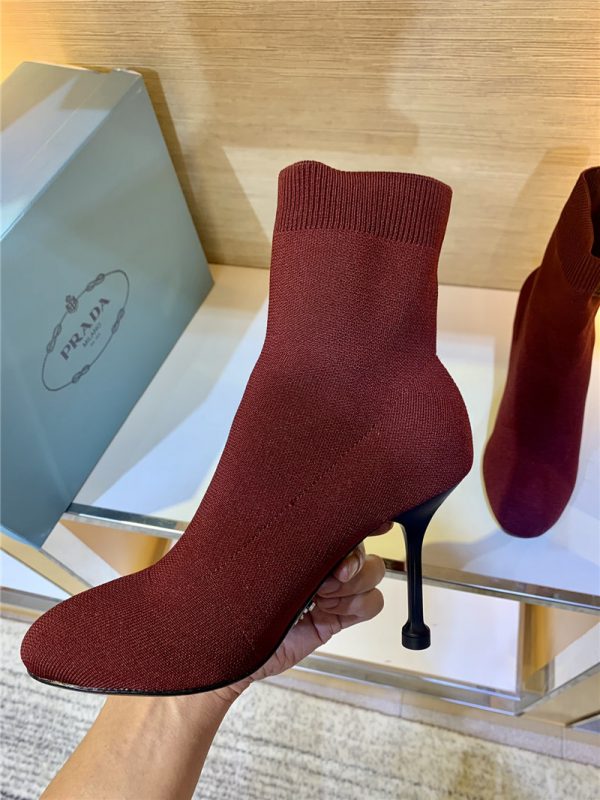 prada socks logo stretch boots - Image 8