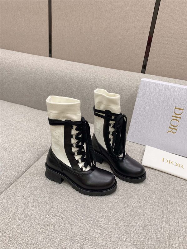 dior knit sock boots