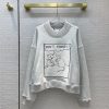 loewe short long sleeve turtleneck sweater
