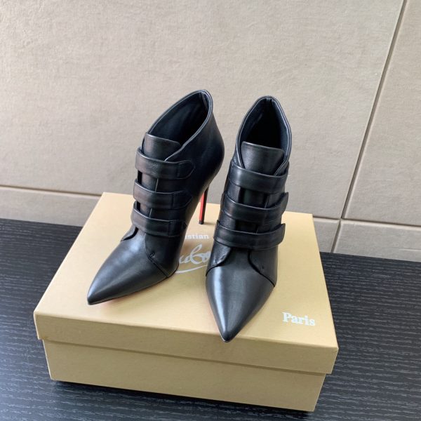 christian louboutin red bottoms high heel  boots - Image 9