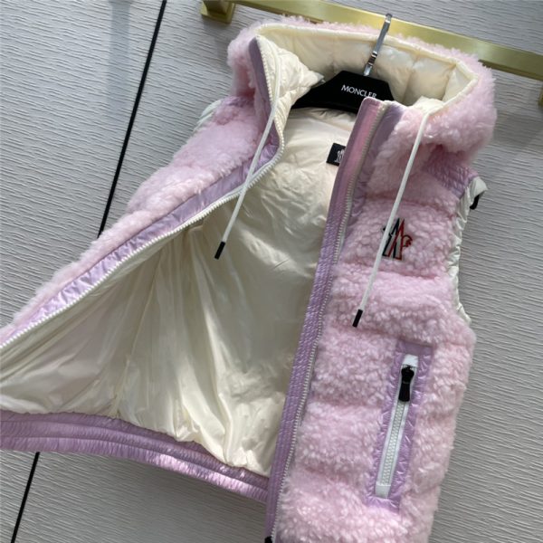 moncler lamb wool down vest - Image 7