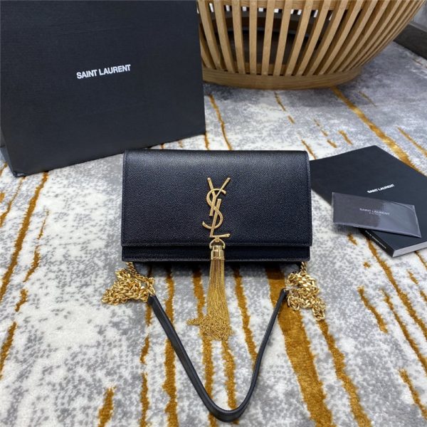 ysl kate gold bag