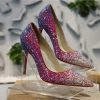 christian louboutin heels with diamonds